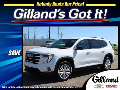 2026 GMC Acadia Elevation